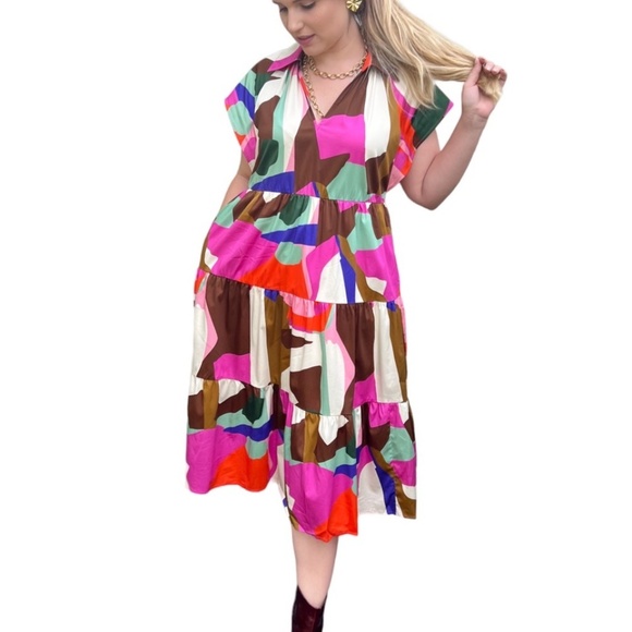 NEW CROSBY BY MOLLIE BURCH watson dress in shape shifter XS - Picture 2 of 4